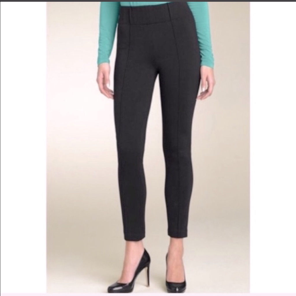 Bcbg Black Maria Seamed Pants - Size S